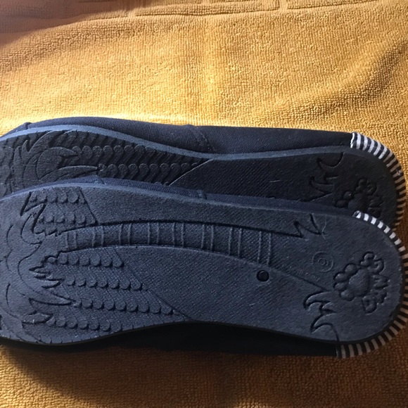 DAWGS. Black Canvas Kaymann Flats - Picture 2 of 3